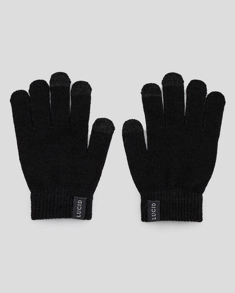 Shop Lucid Boys' Touchscreen Gloves In Black - Fast Shipping & Easy ...