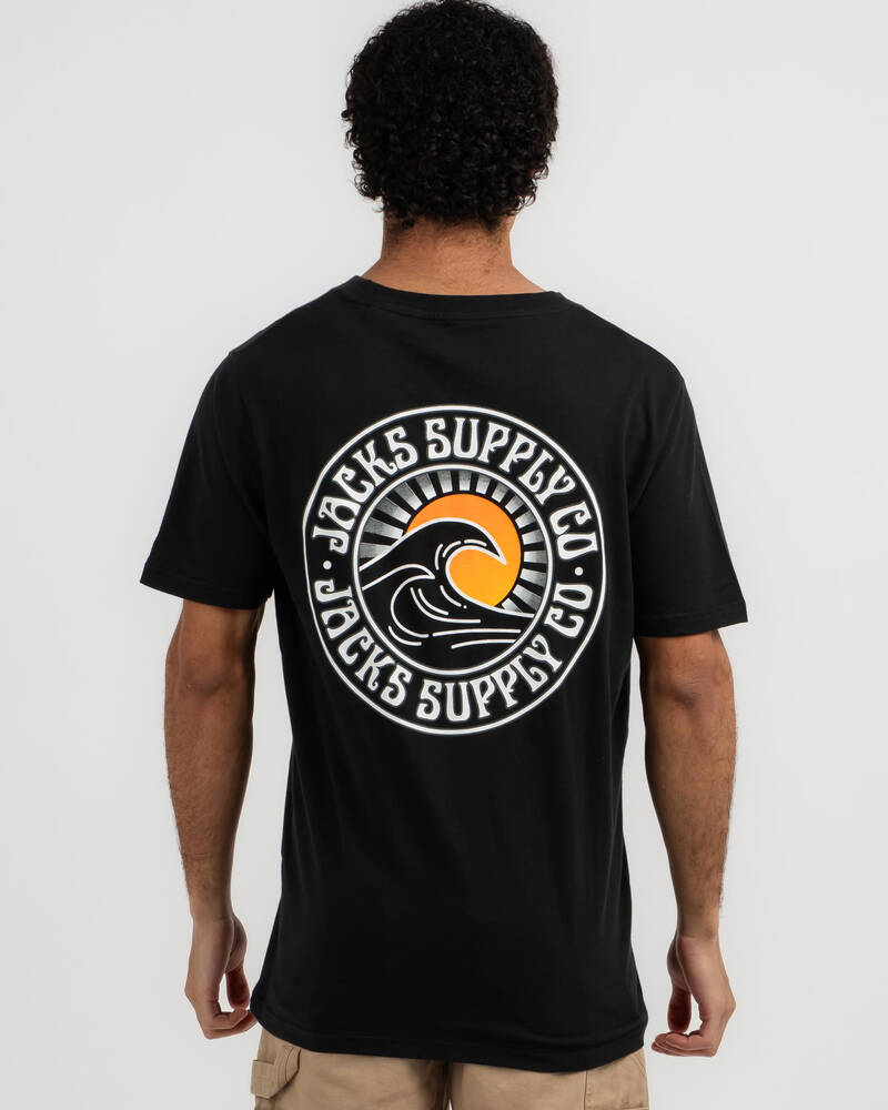 Jacks Rising Sun T-Shirt for Mens