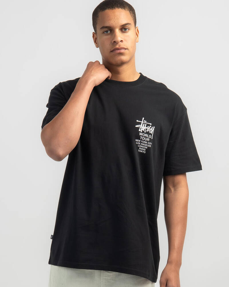 Stussy Solid World Tour T-Shirt for Mens