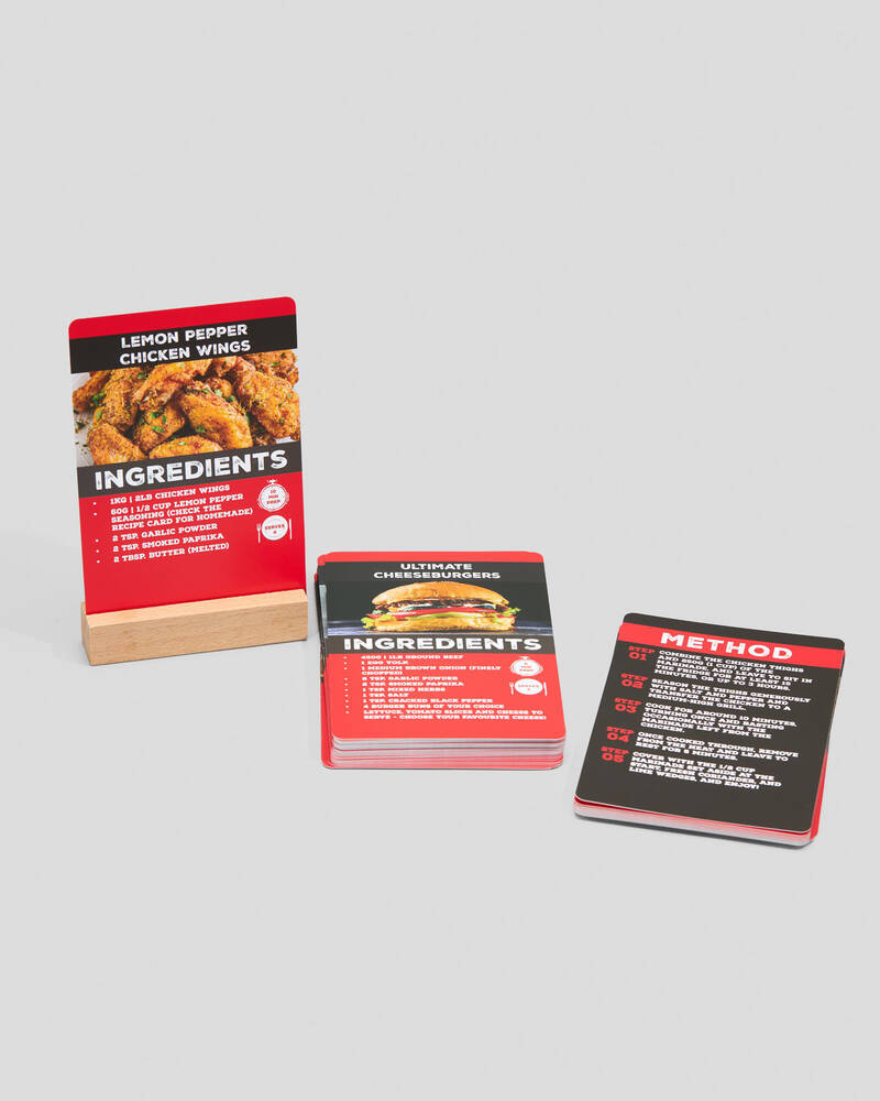 Get It Now BBQ Easy Eats Recipe Cards for Unisex