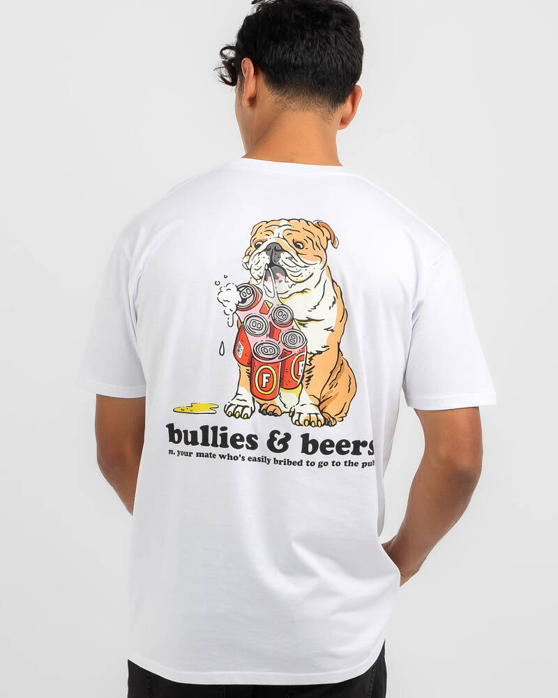 Frothies Bullies & Beers T-Shirt for Mens
