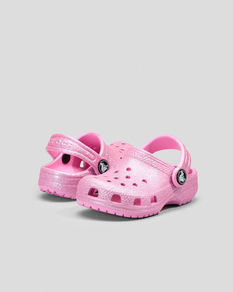 Crocs Toddlers' Glitter Clogs for Unisex