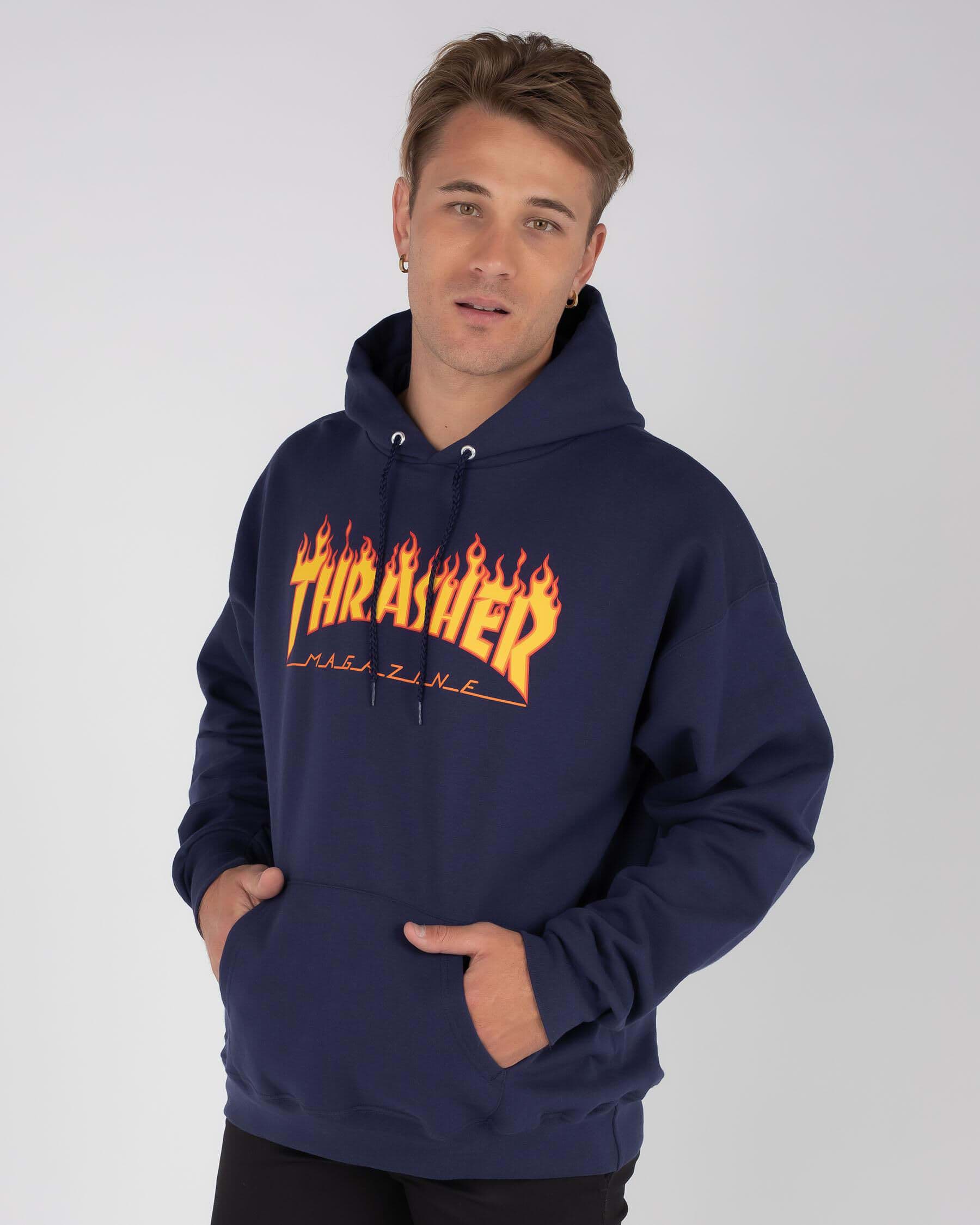 Thrasher hoodie city store beach