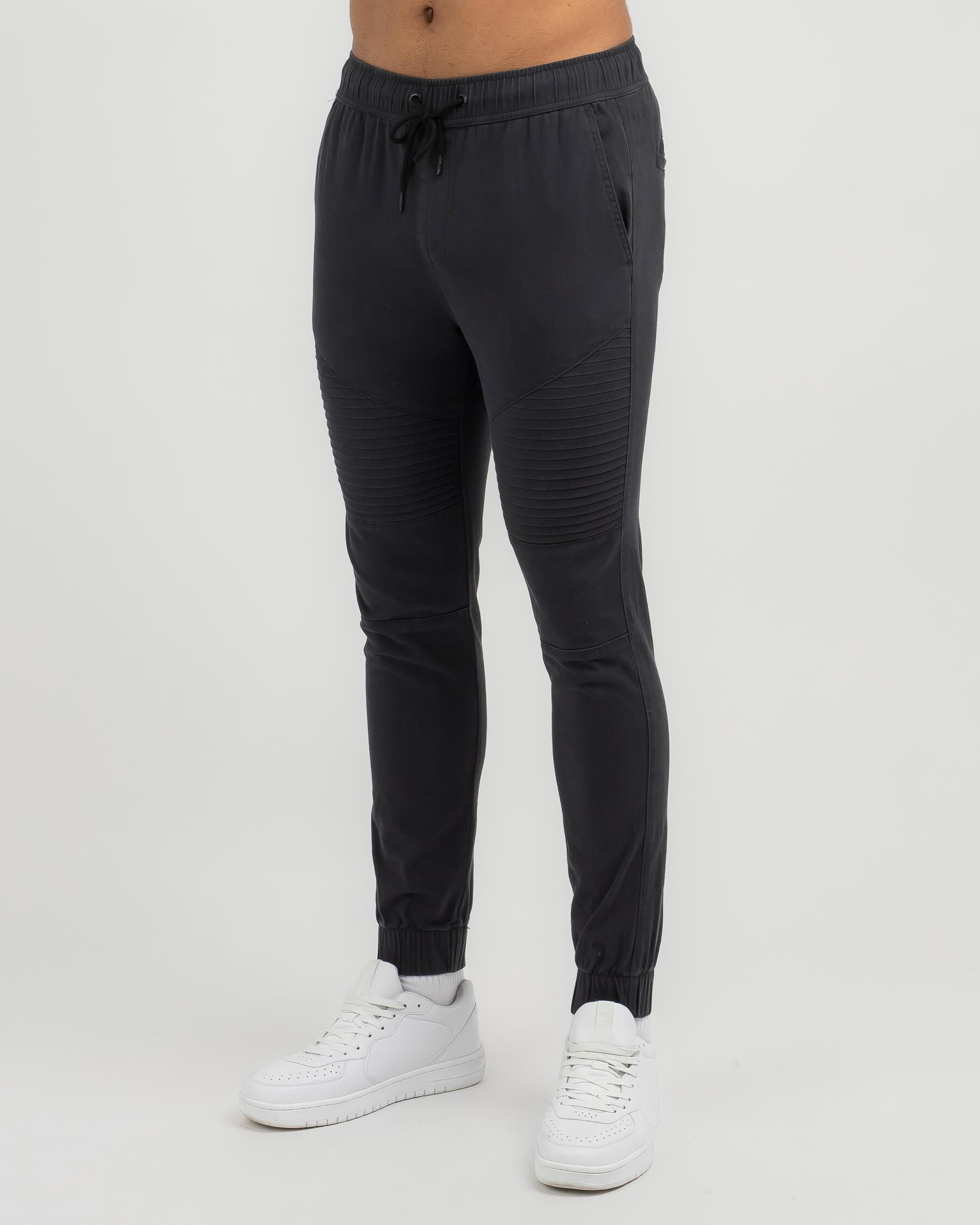 Grey hot sale biker joggers