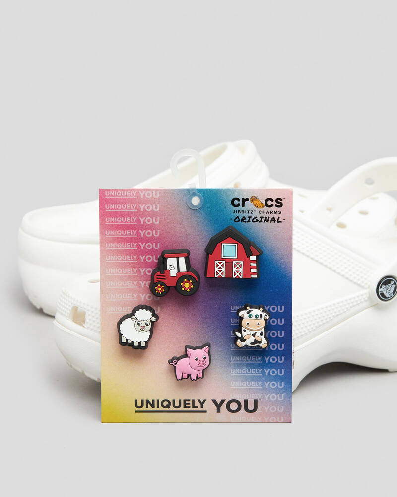 Crocs Cutesey Farm Animals Jibbitz 5 Pack for Unisex