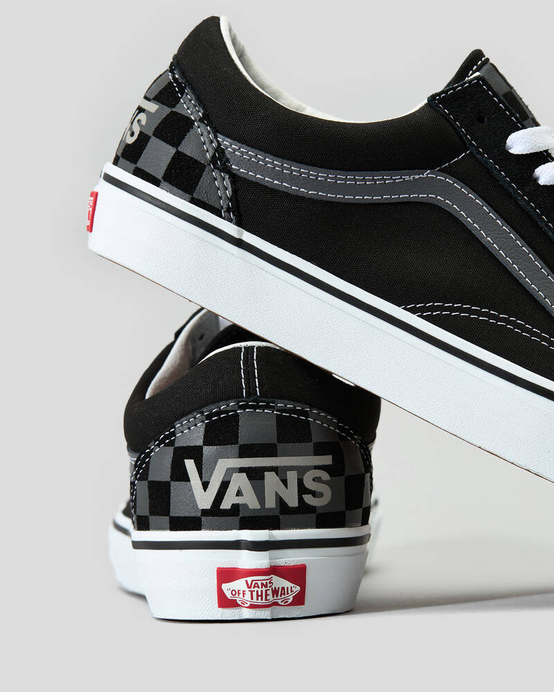 Vans Old Skool Logo Check Shoes for Mens