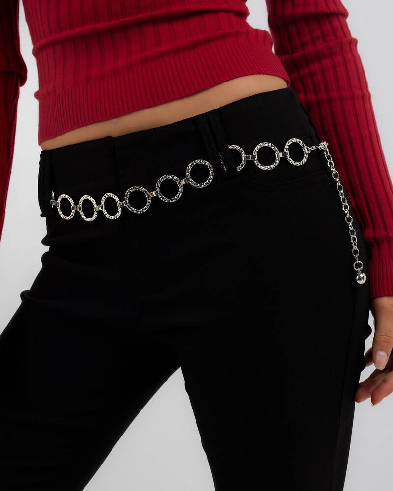 Ava And Ever Keela Chain Belt for Womens