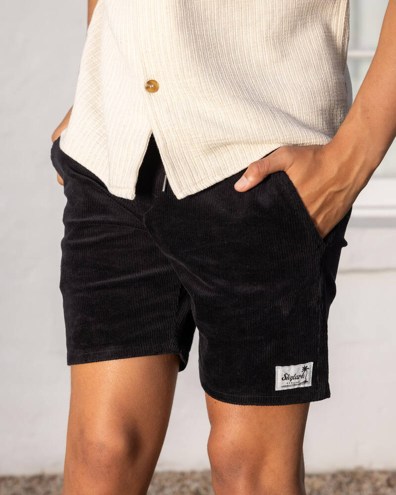 Skylark Cord Mully Shorts for Mens