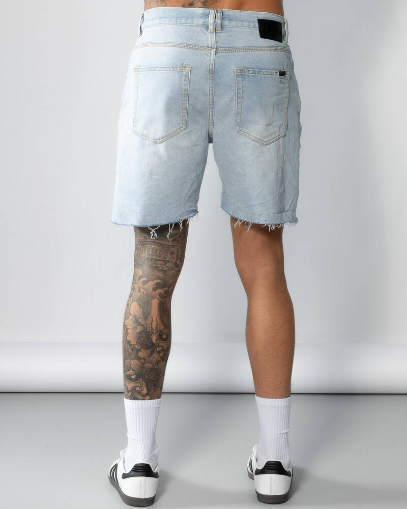 Kiss Chacey KS5 Slim Denim Shorts for Mens