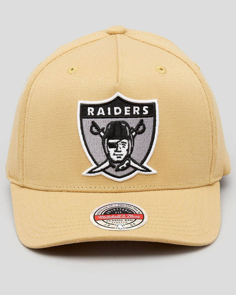 Mitchell & Ness Las Vegas Raiders Classic Line Pinch Panel Snapback Cap for Mens