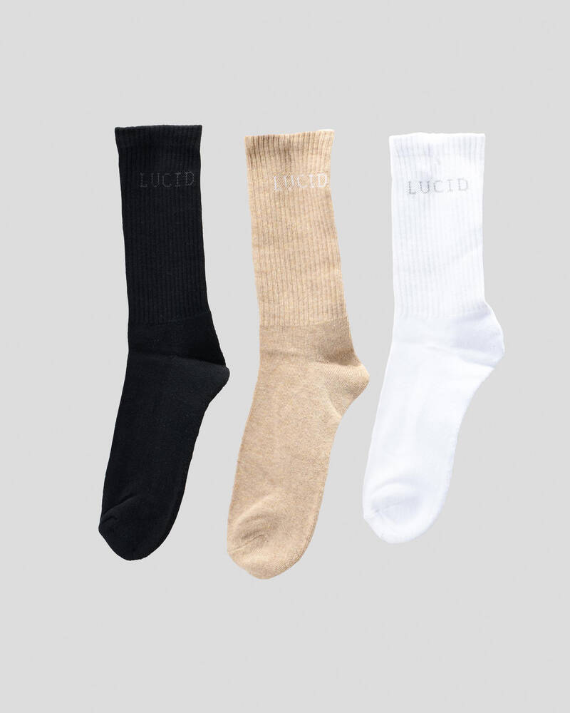 Lucid Diffuse Socks 3 Pack for Unisex