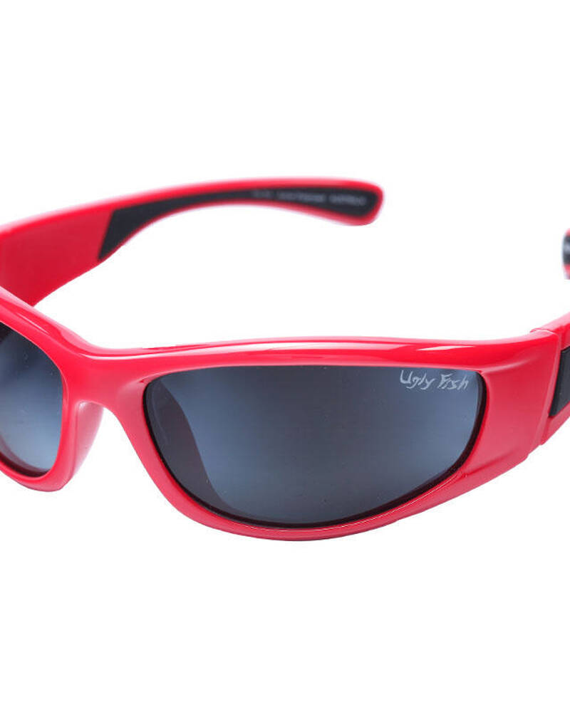Ugly Fish Pk911 Red Polarised Kids Sunglasses In Red - FREE