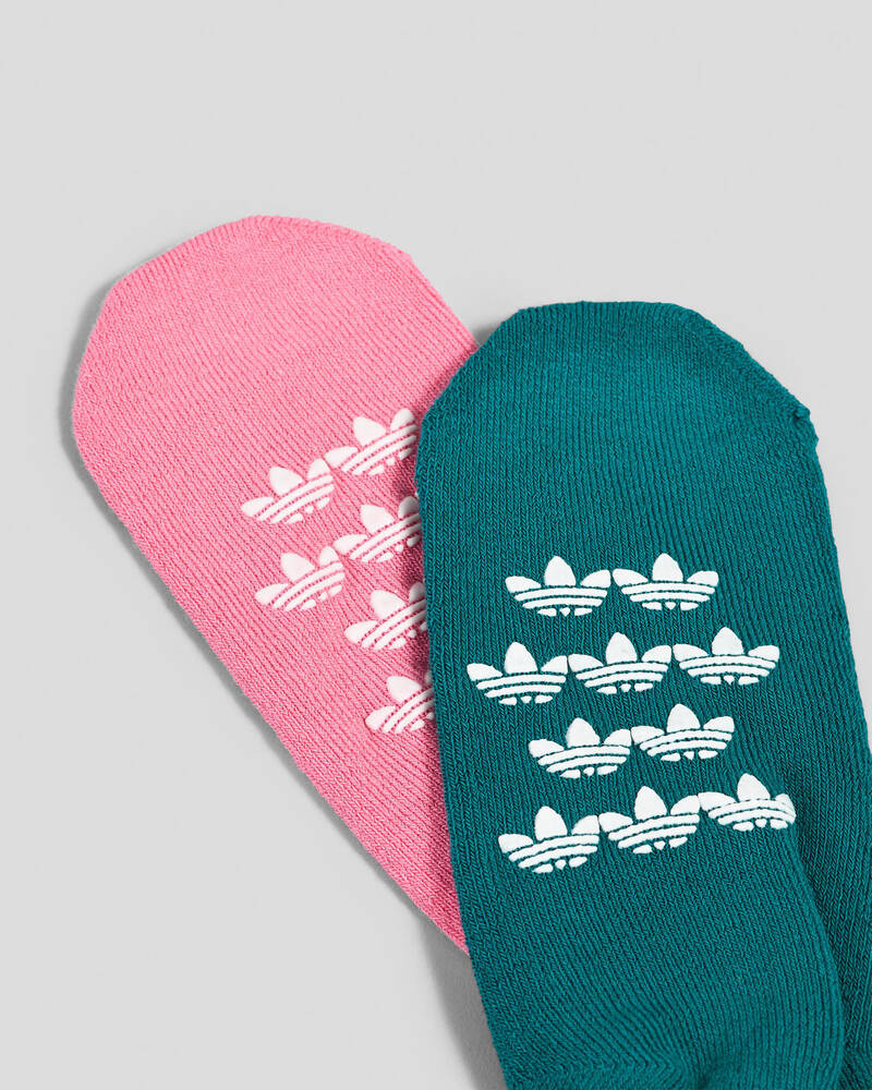 adidas Toddlers' Anti-Slip Socks 2 Pack for Unisex