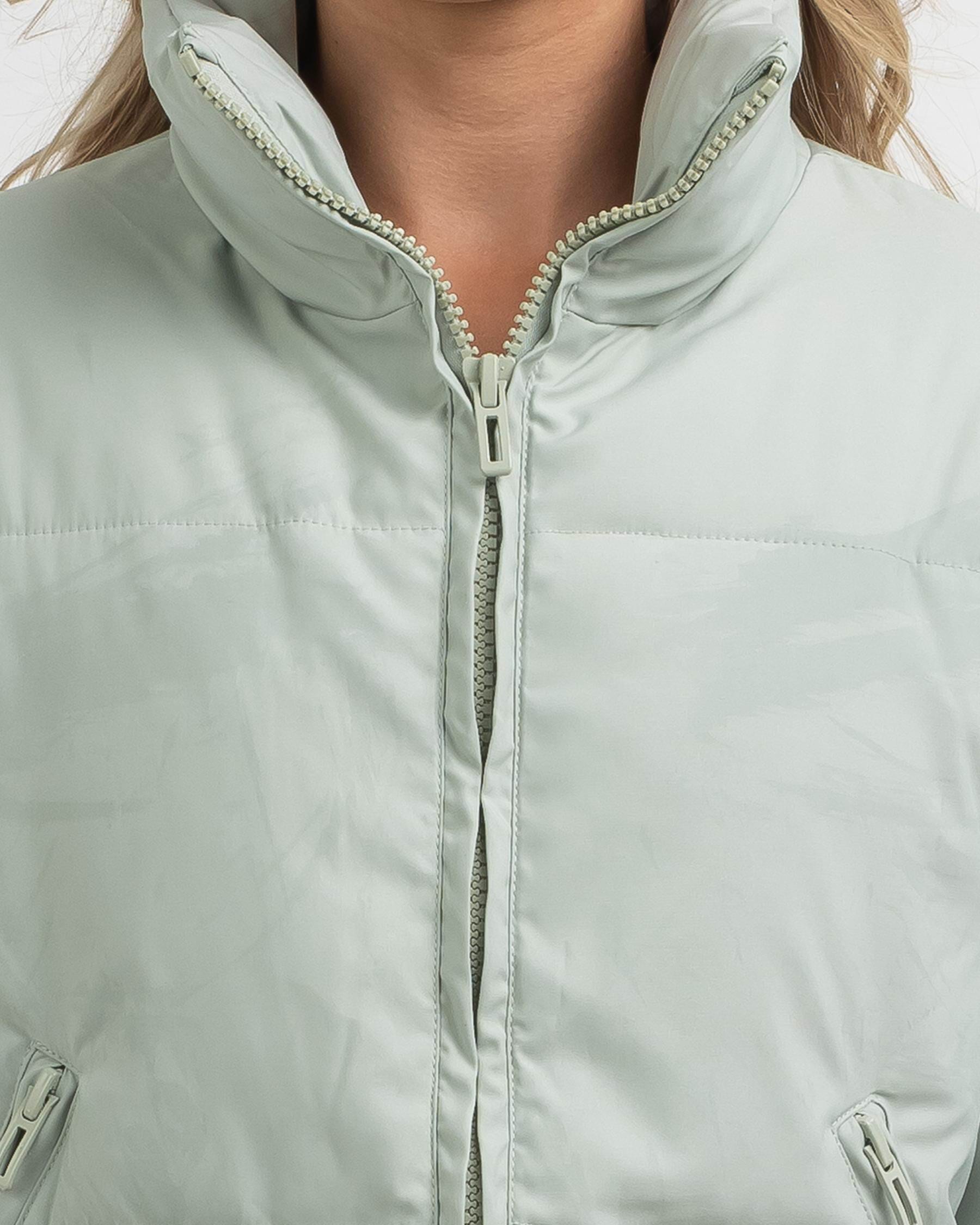 city beach white puffer jacket