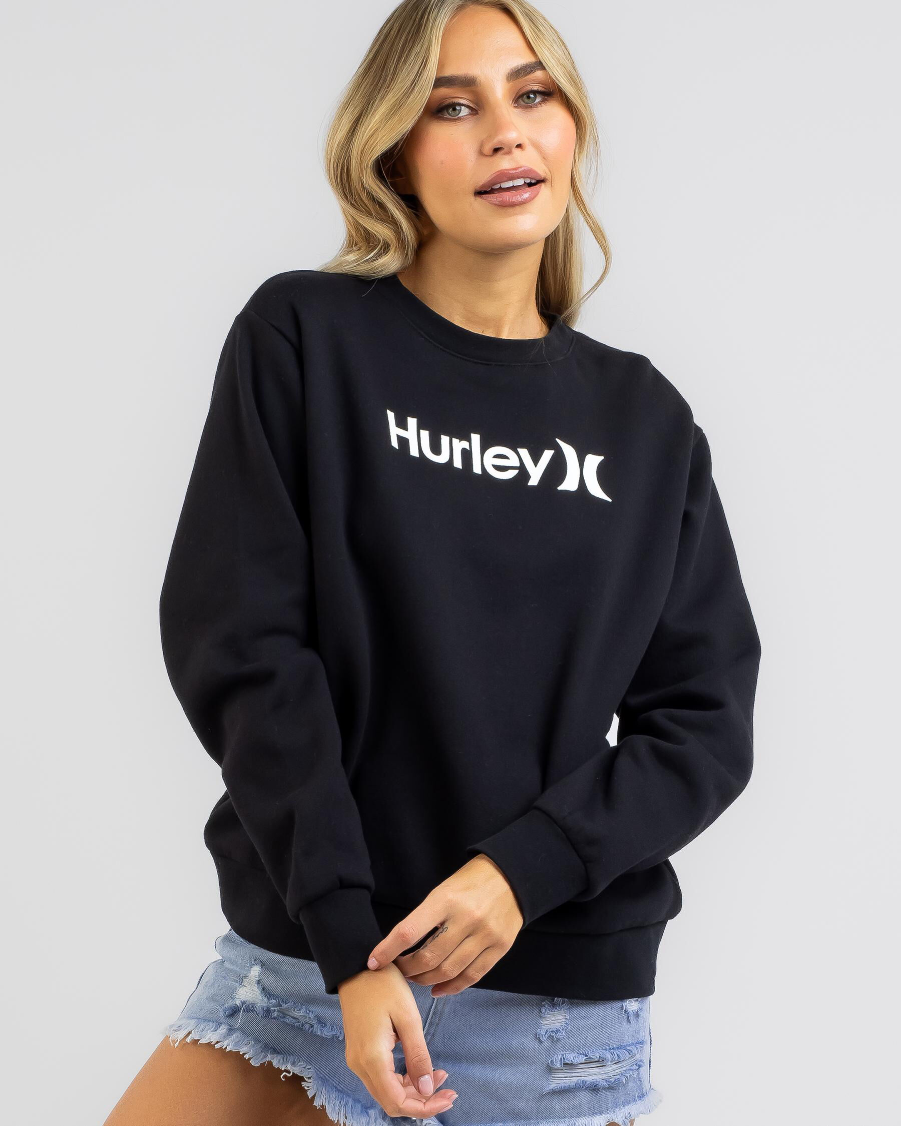 Hurley sale sweatshirt womens