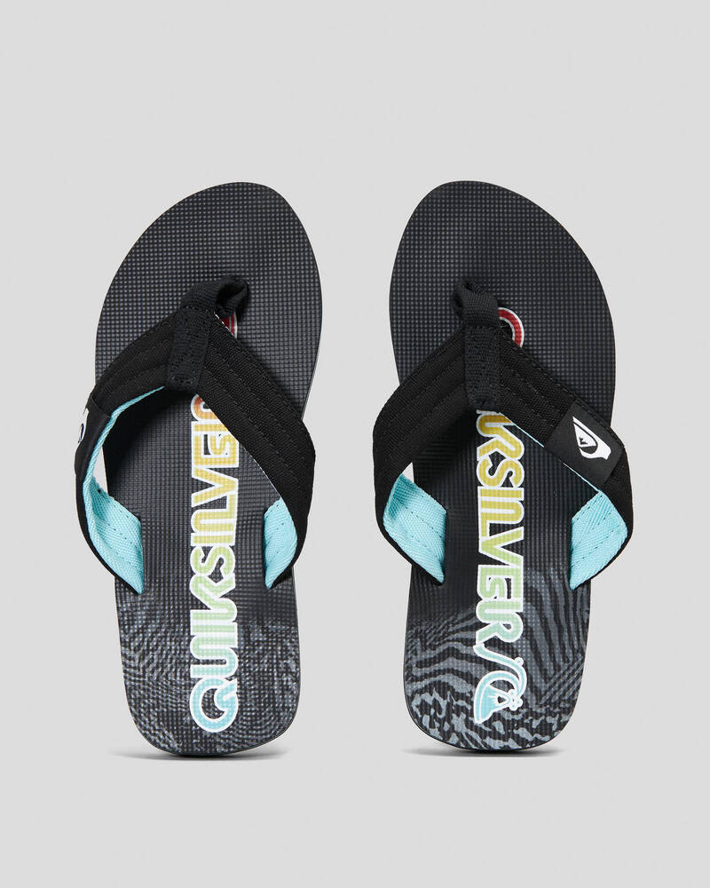 Quiksilver Boys' Molokai Layback II Youth Thongs for Mens