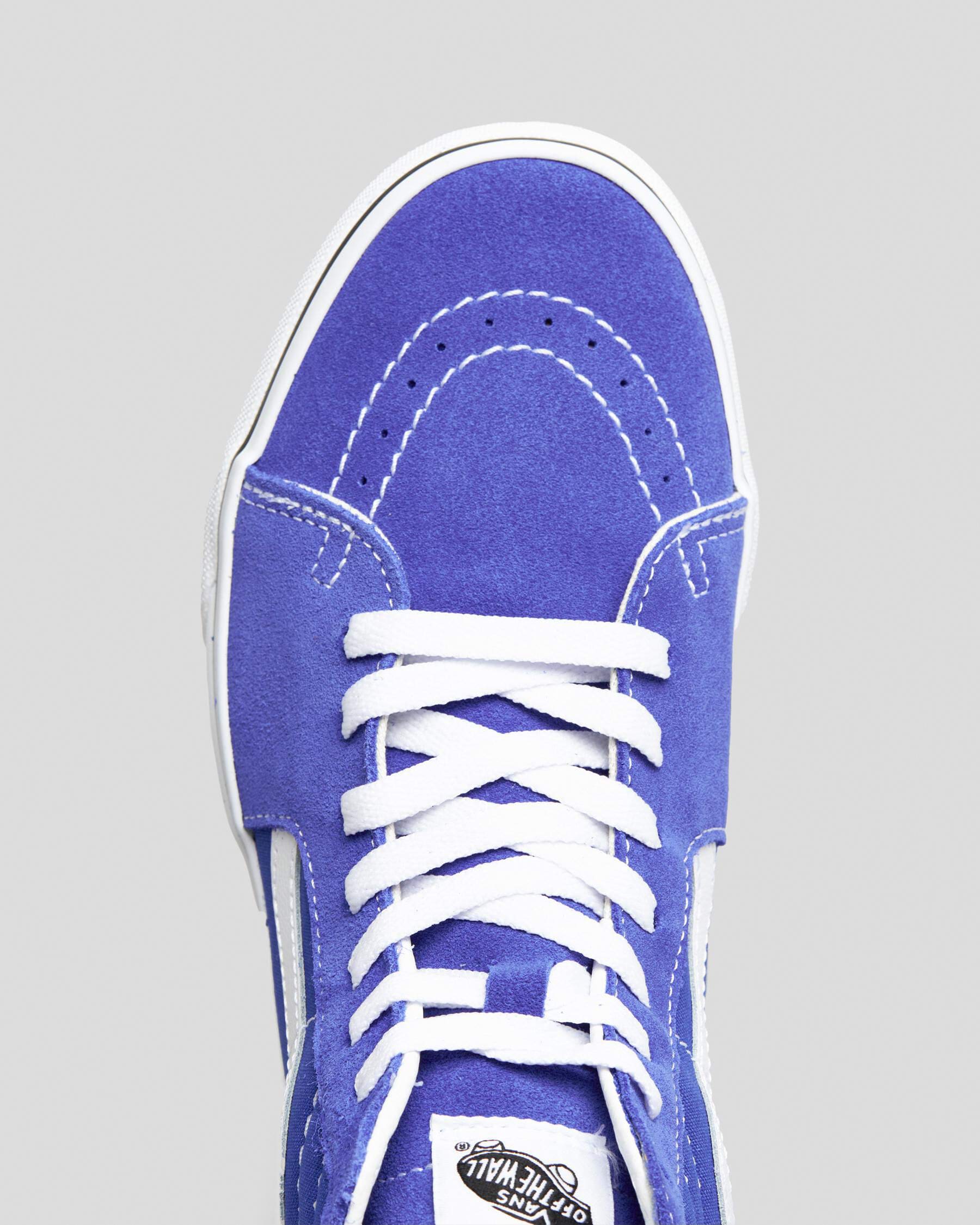 Vans sk8 hotsell hi womens blue