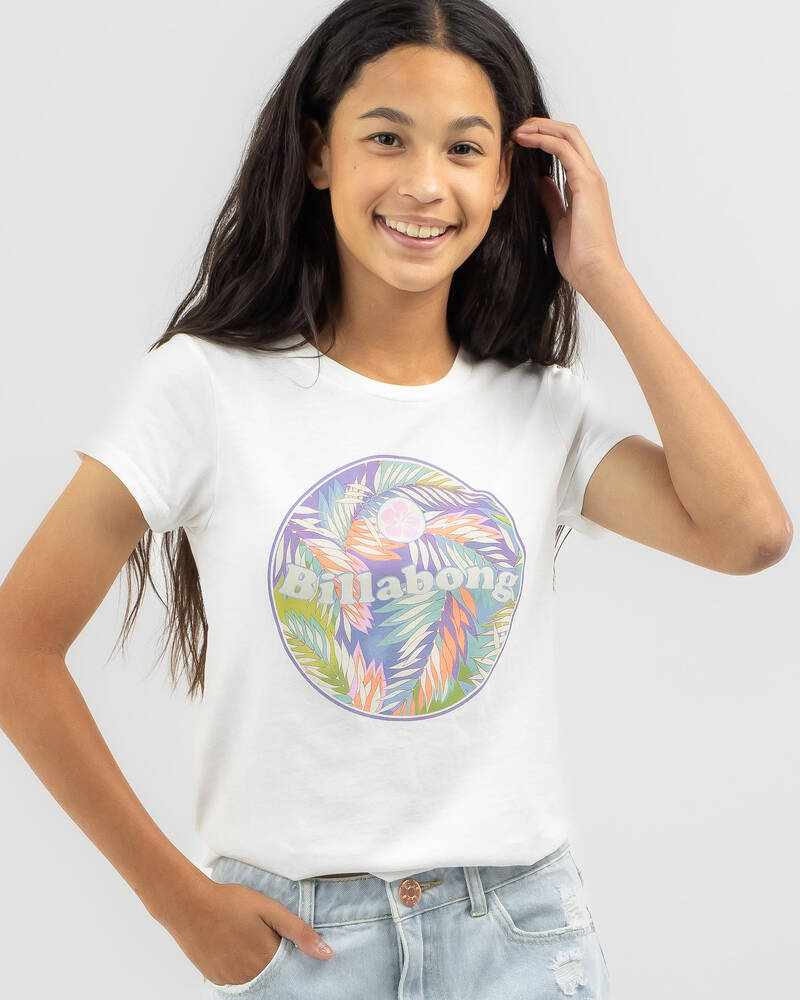 Billabong Girls' Pastel Palms Formula T-Shirt for Womens