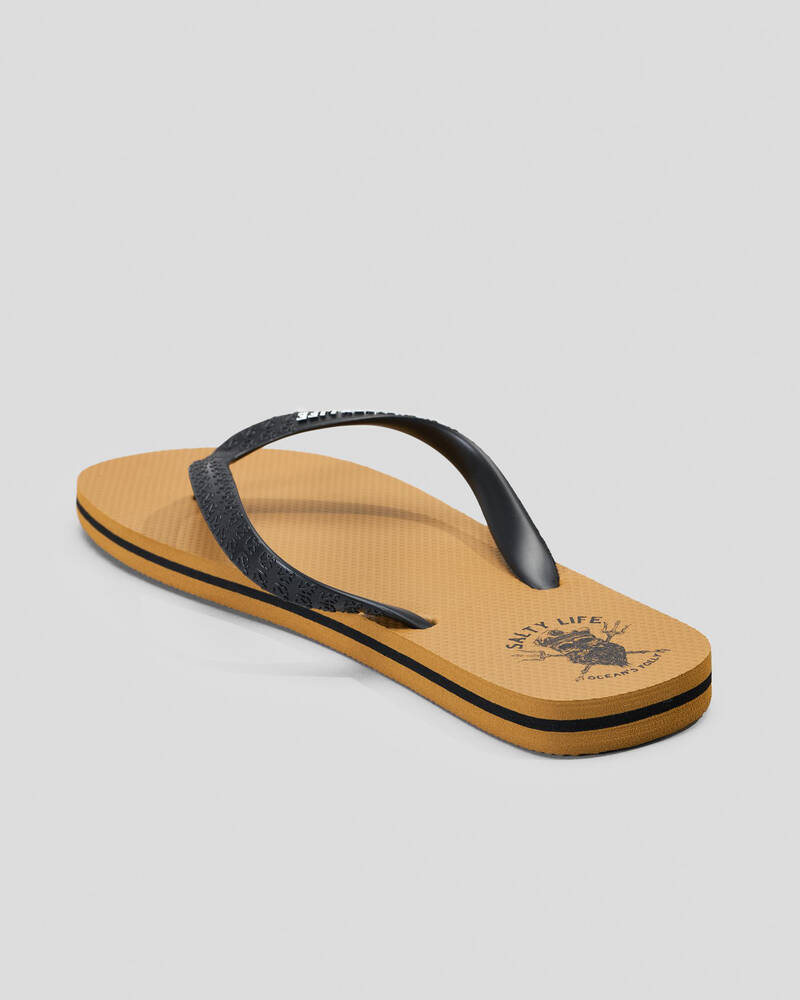 Salty Life Oceans Thongs for Mens