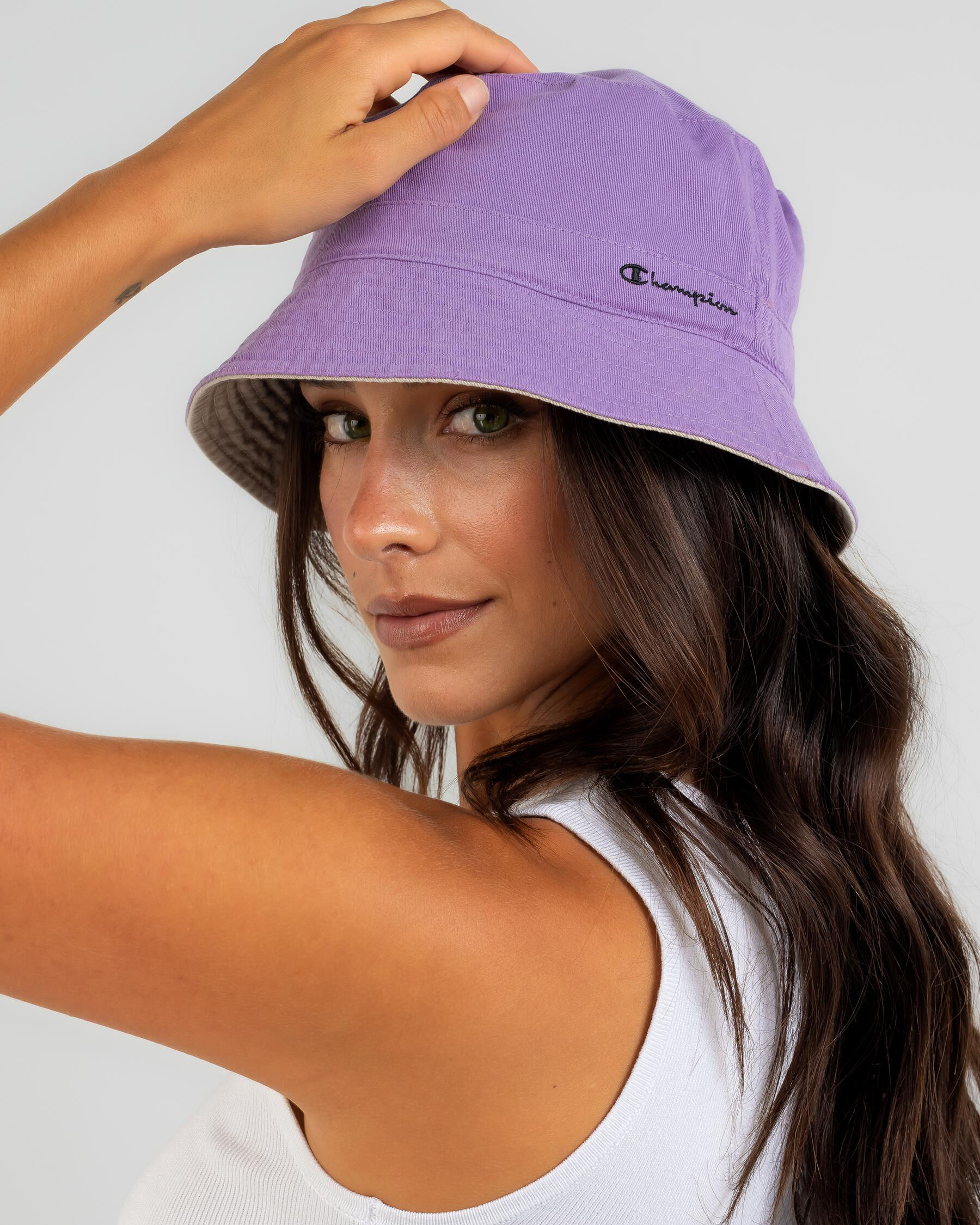 Champion bucket clearance hat reversible