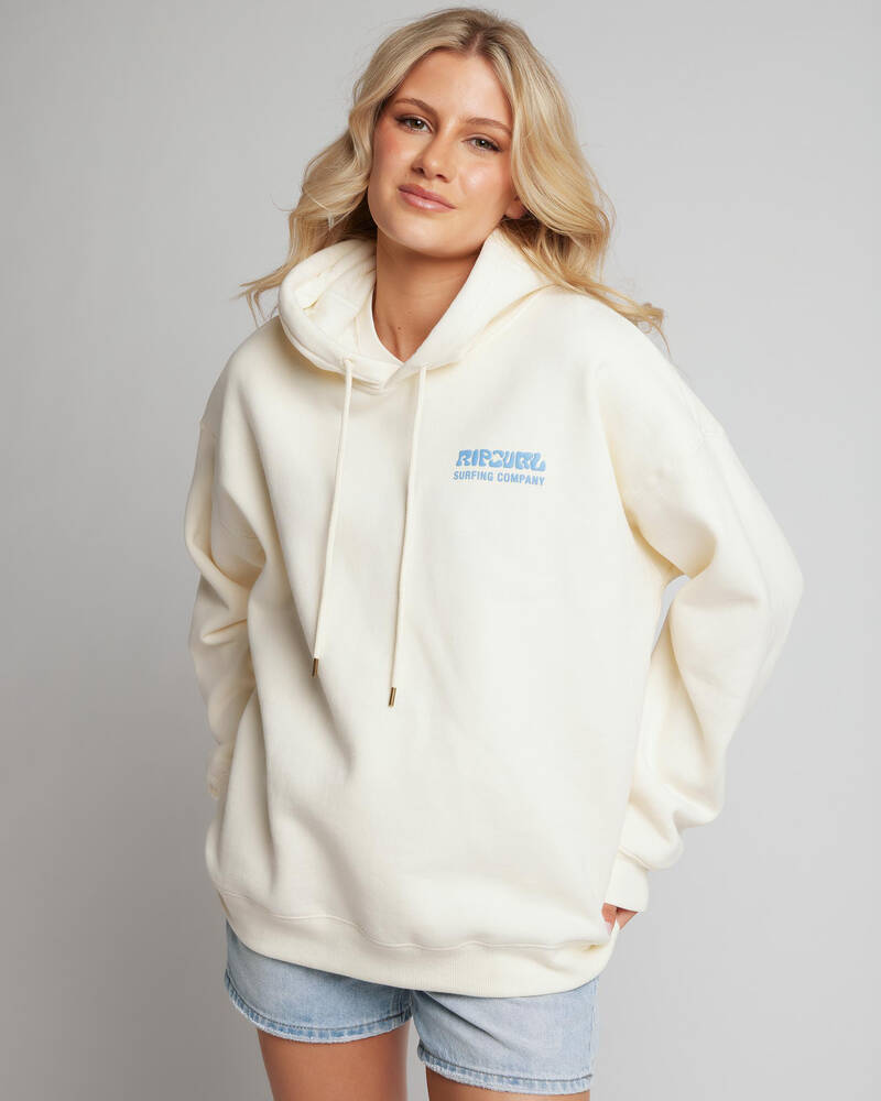 Rip Curl Surf Puff Heritage Hoodie for Womens