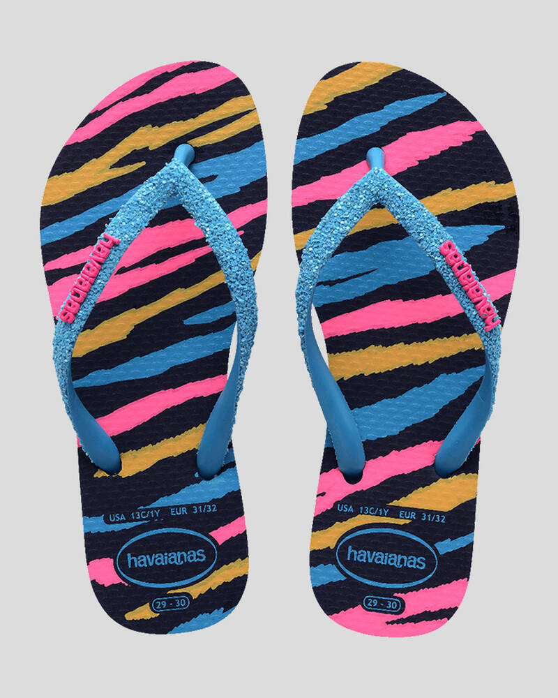 Havaianas Kids' Slim Glitter Thongs for Womens