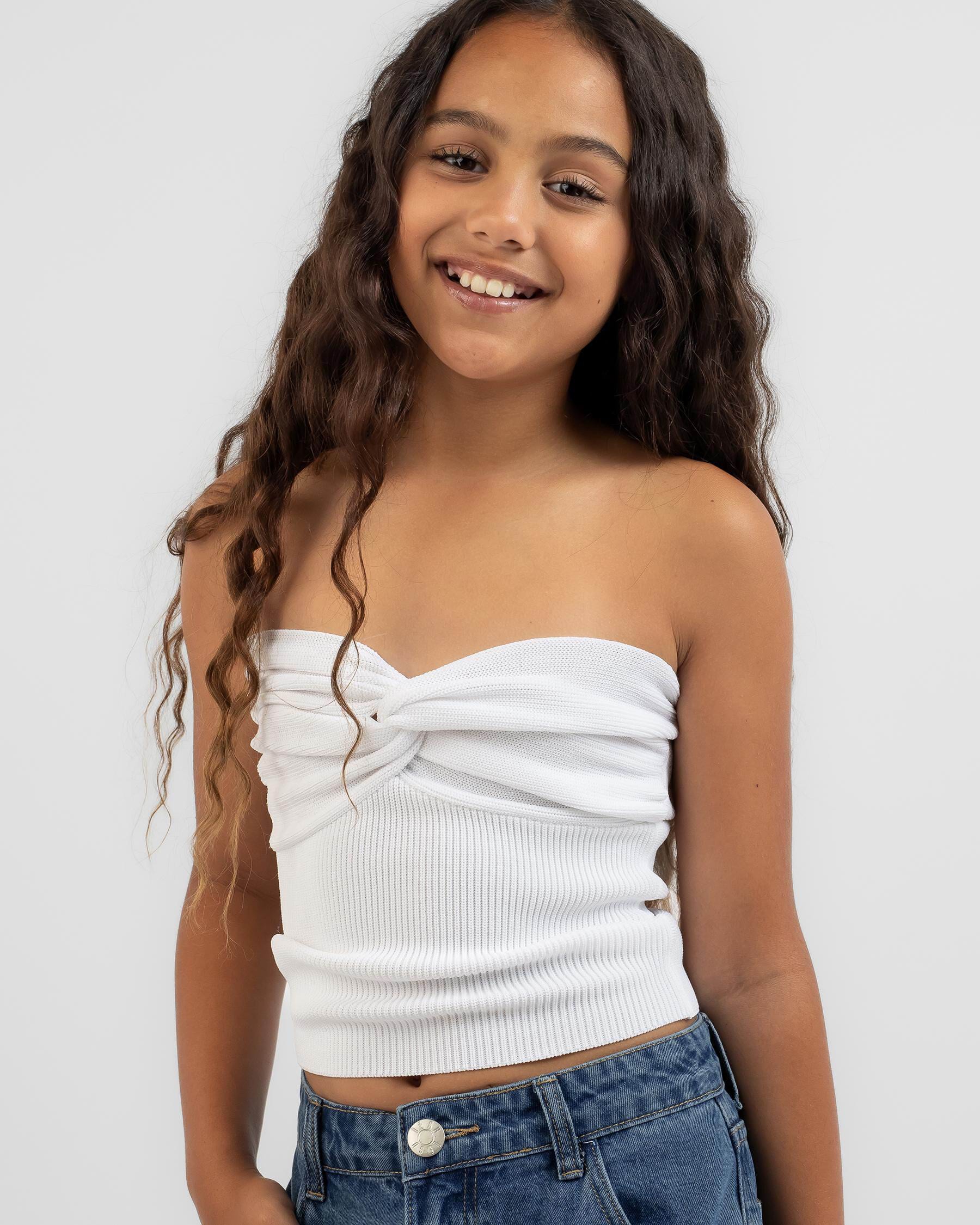 Tube tops for 2025 little girls