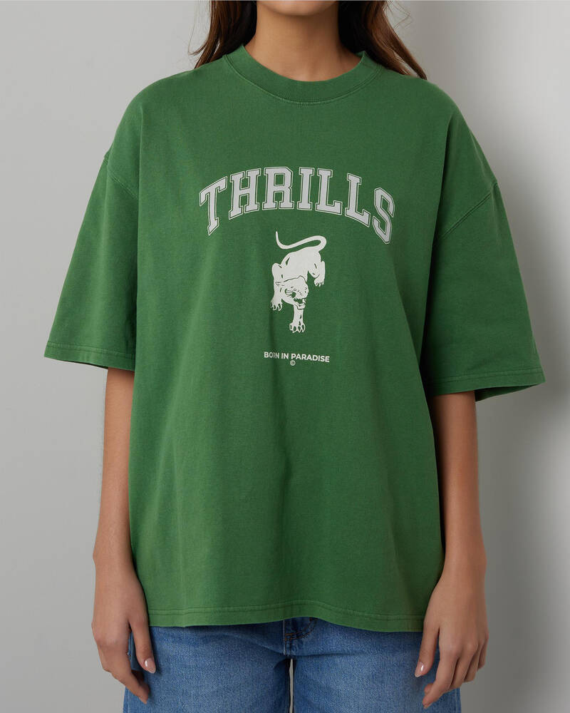 Thrills Hard Knocks Oversized T-Shirt for Womens