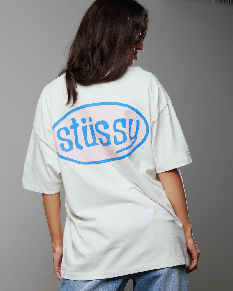 Stussy Pitstop Relaxed T-Shirt for Womens