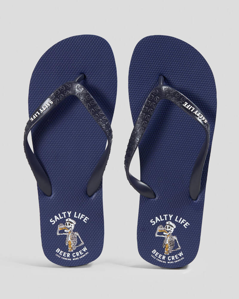 Salty Life Beercrew Thongs for Mens