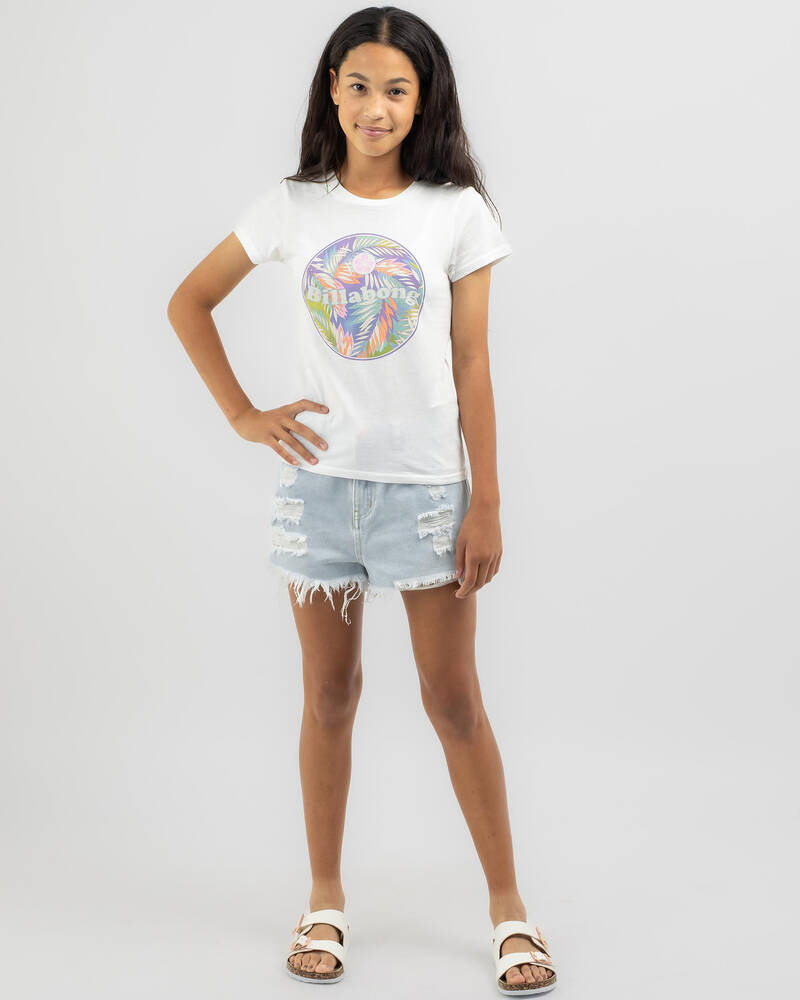 Billabong Girls' Pastel Palms Formula T-Shirt for Womens