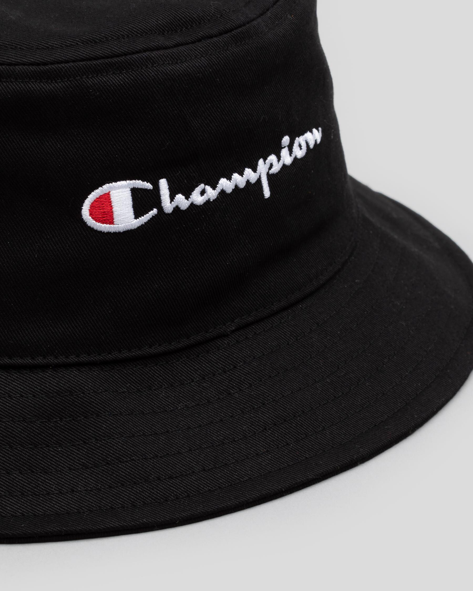 Champion bucket 2024 hat black