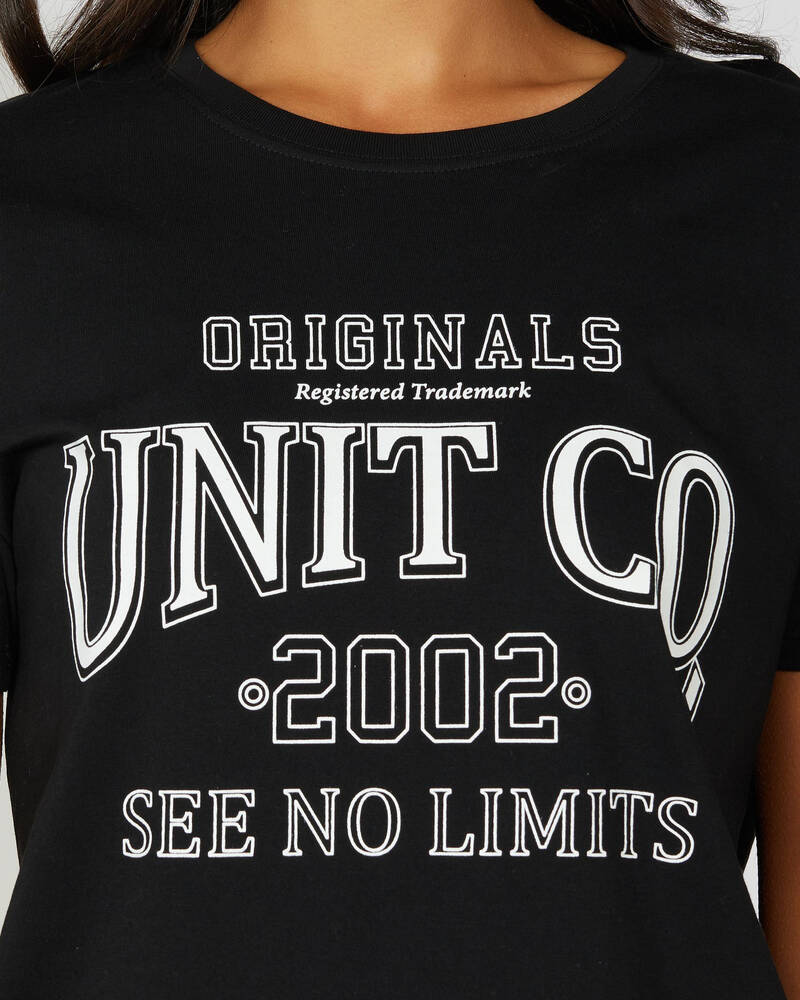 Unit Varsity Regular Fit T-Shirt for Womens