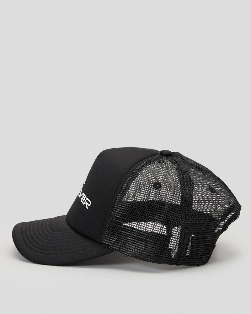 Quiksilver Omnistack Trucker Cap In - States City - United Black & FREE* Easy Beach Shipping Returns
