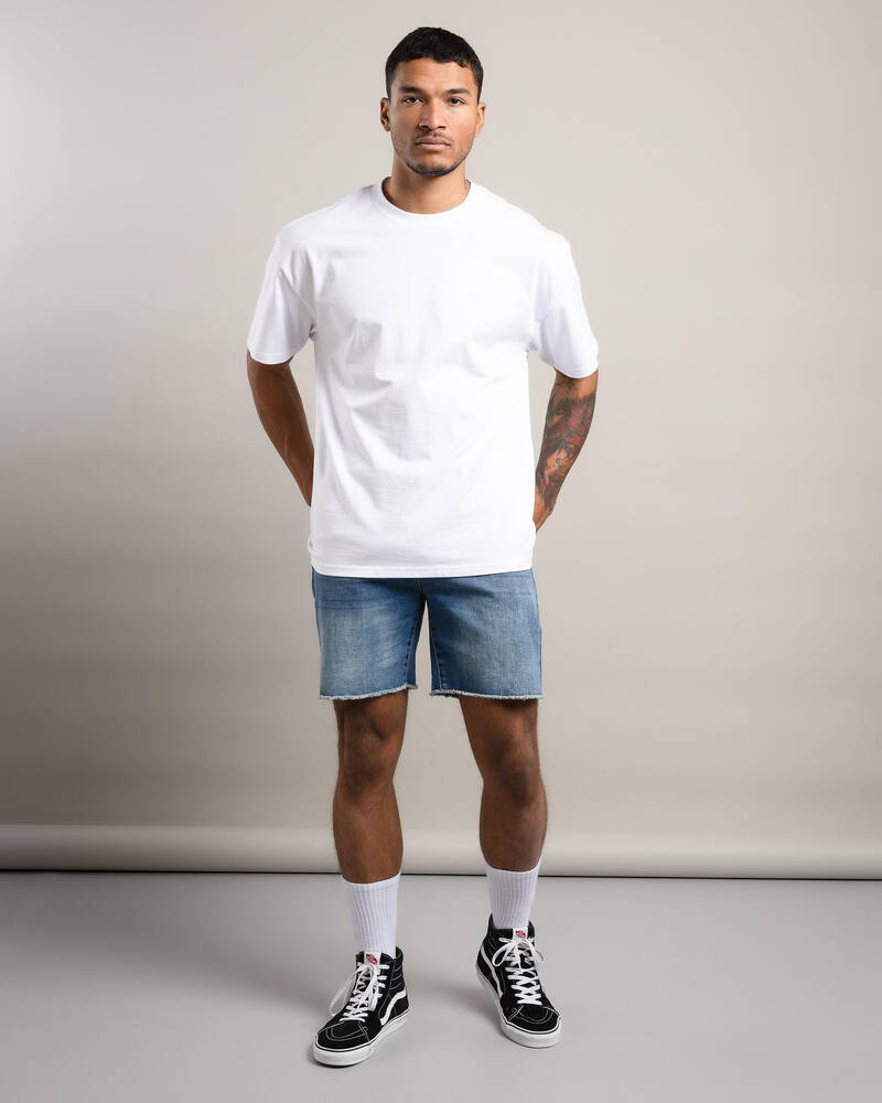 Lucid Project Denim Walk Shorts for Mens