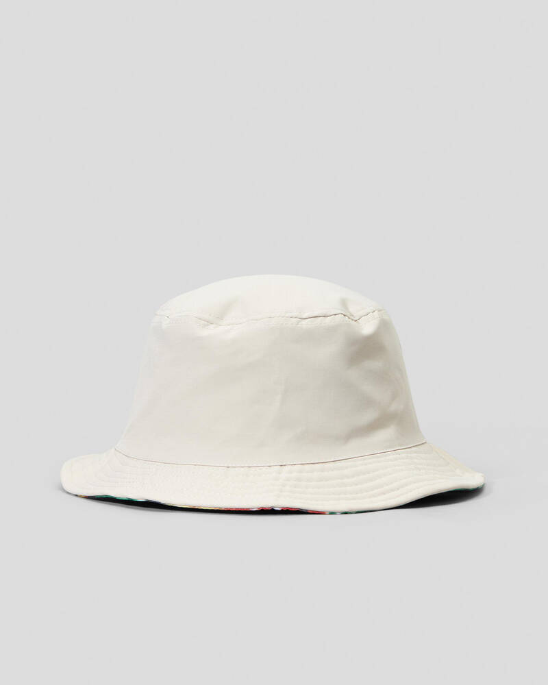Skylark Fractal Bucket Hat In Rasta/stone - FREE* Shipping & Easy