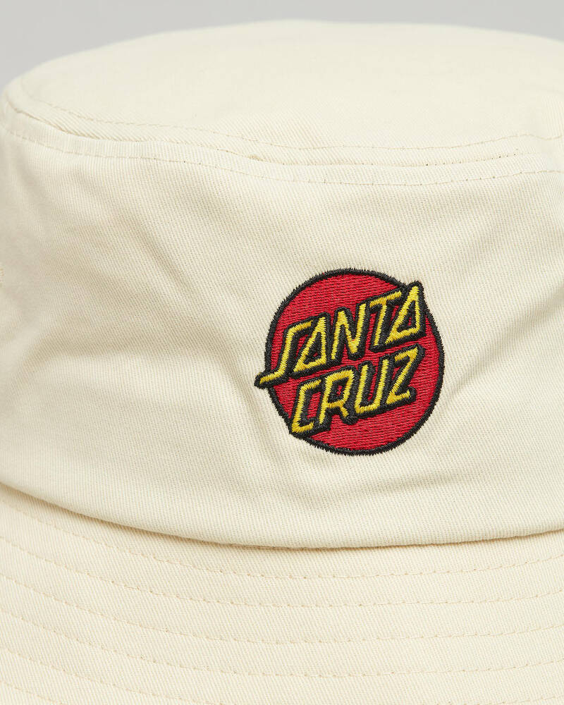 Santa Cruz Classic Dot Bucket Hat for Mens