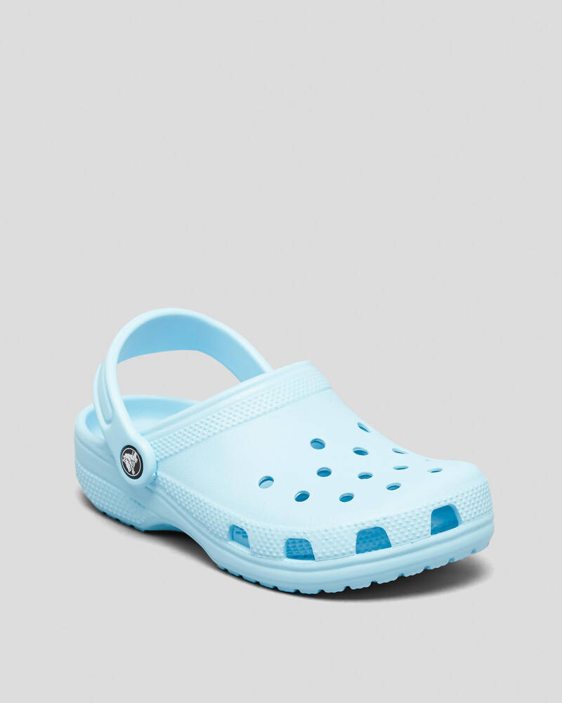 Crocs Kids' Classic Clogs In Arctic - FREE* Shipping & Easy Returns ...