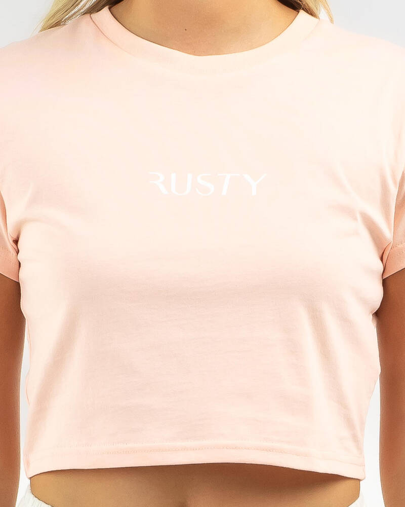 Rusty Signature Baby Tee for Womens