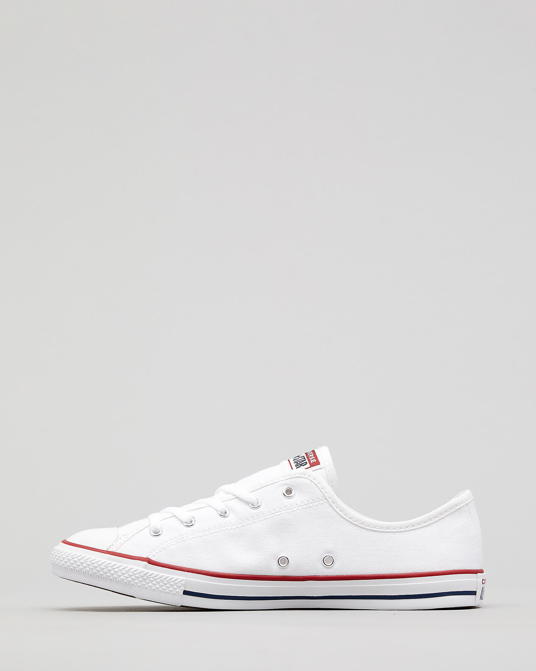 White converse shop womens dainty