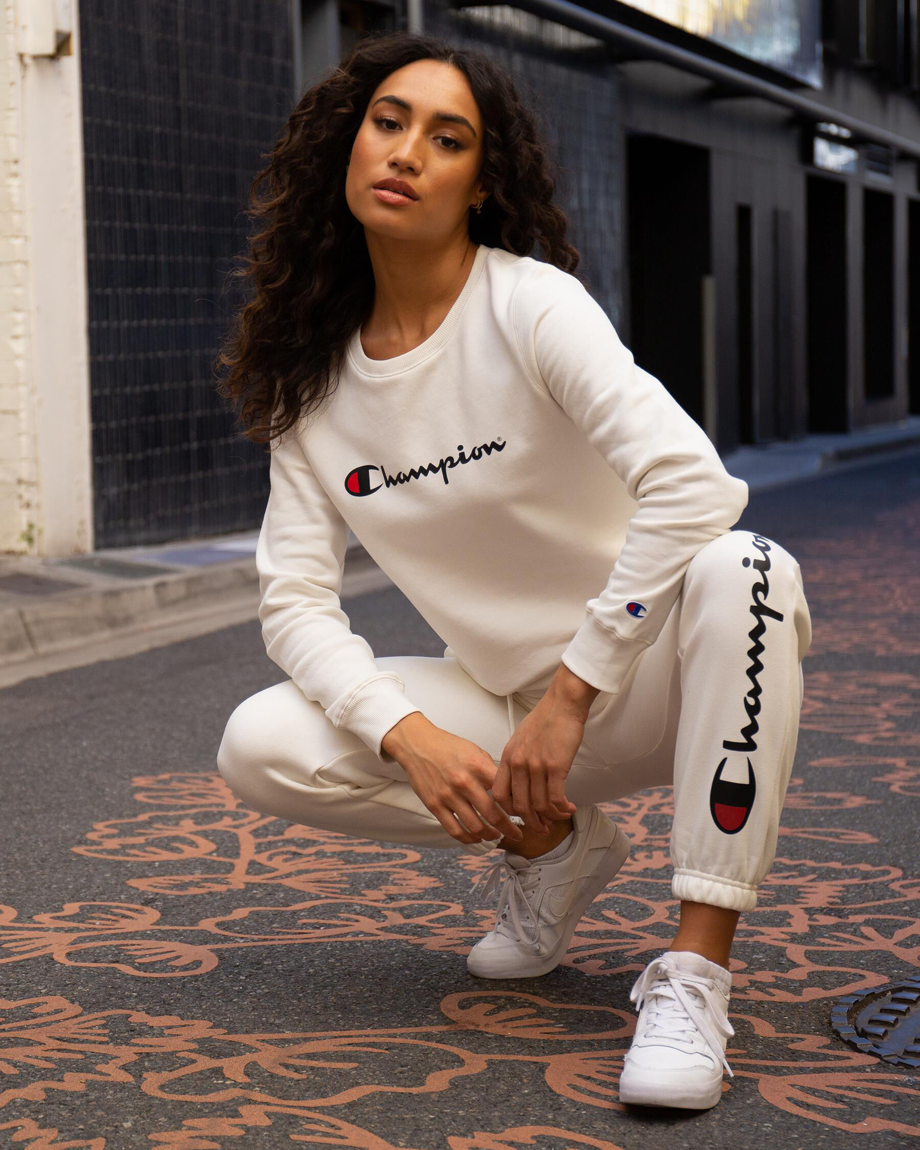 Champion deals logo sweatsuit