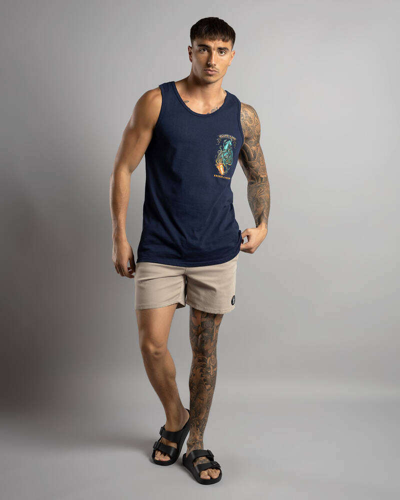 Salty Life Kraken Singlet for Mens