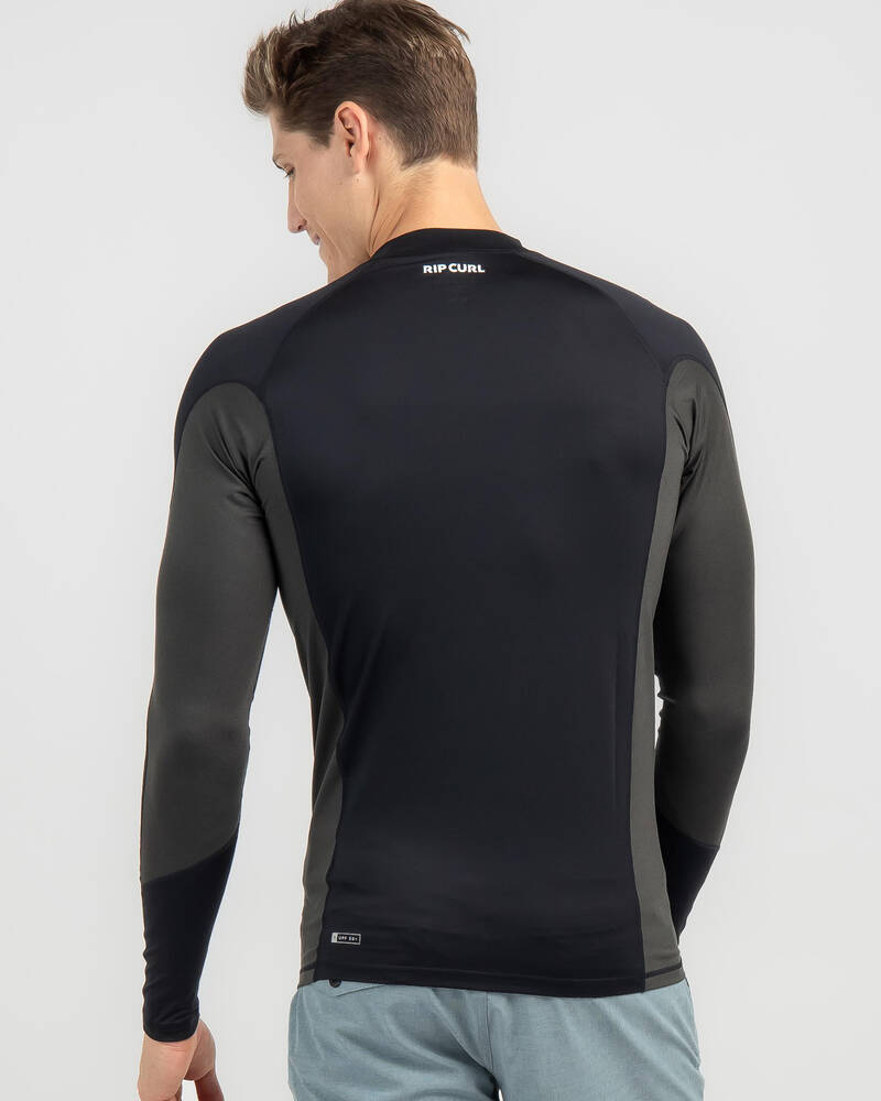 Rip Curl Waves UPF Perf Long Sleeve Rash for Mens