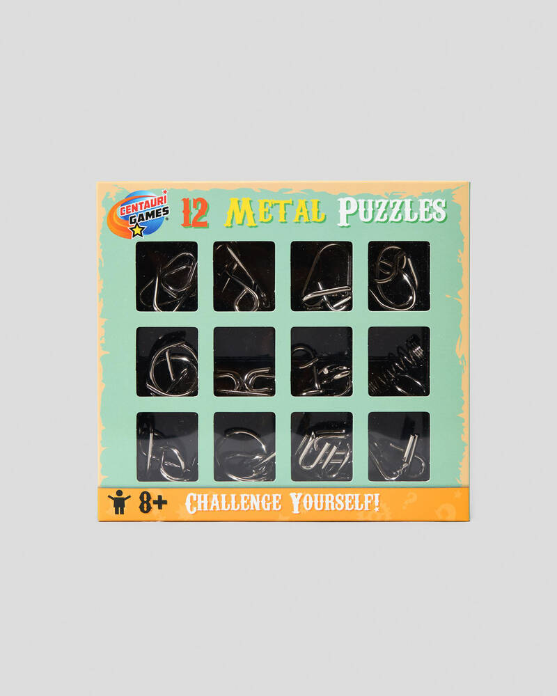 Get It Now 12 Metal Puzzles for Unisex