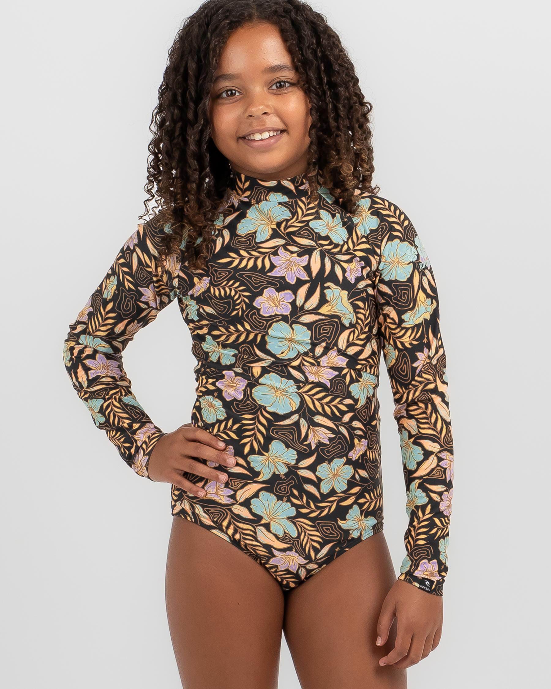 Boy in girl's deals one piece swimsuit