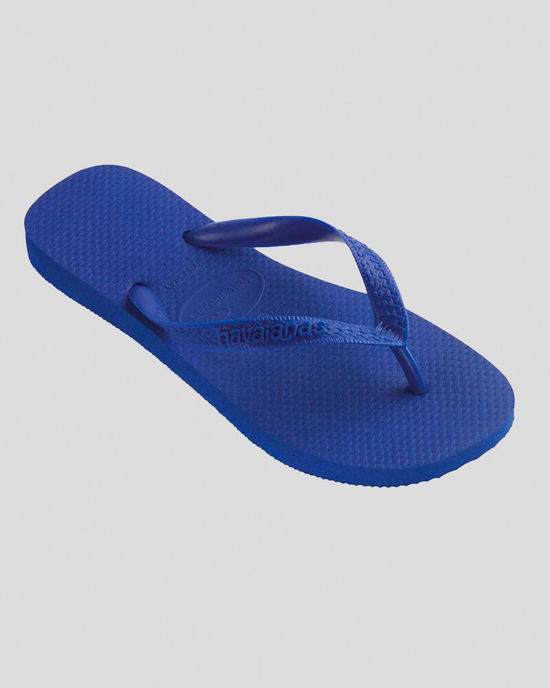 Shop Havaianas Kids' Top Thongs In Marine Blue - Fast Shipping & Easy ...