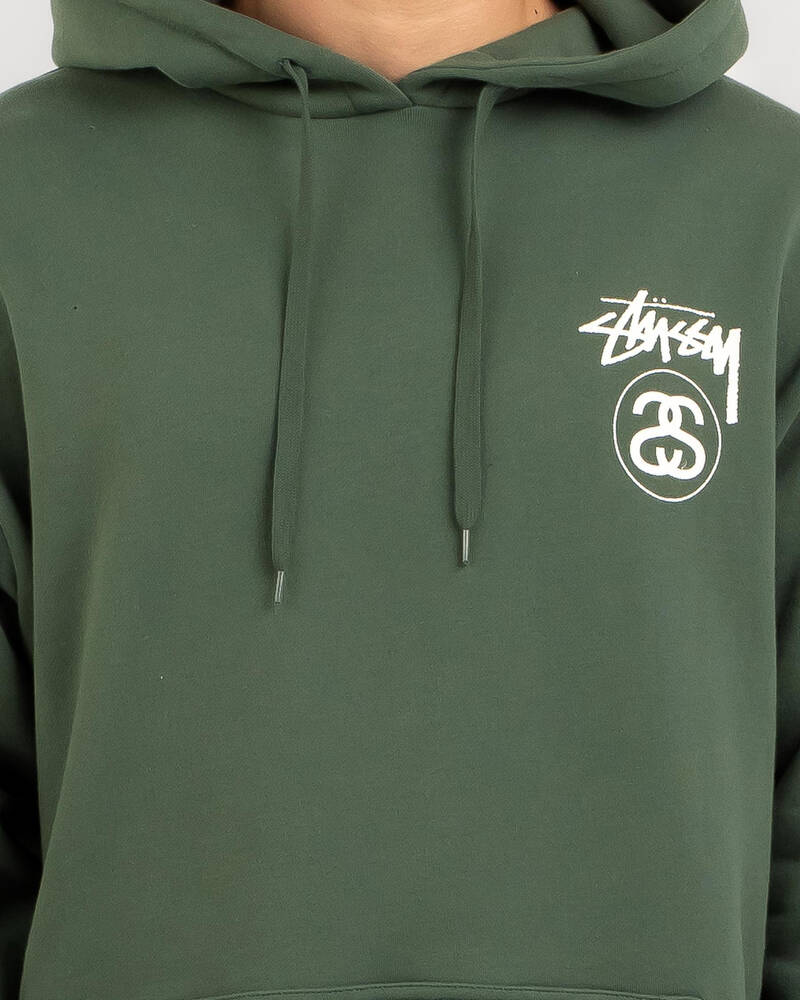 Stussy Solid Stock Link Hoodie for Mens