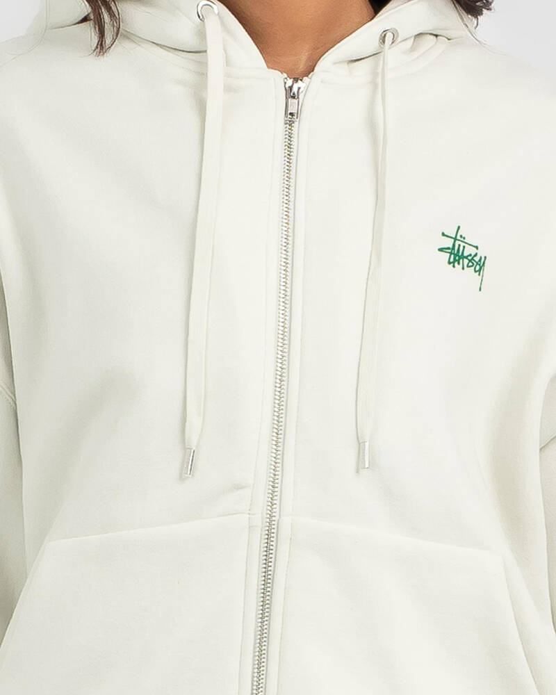 Stussy Stars Zip Through Hoodie for Womens