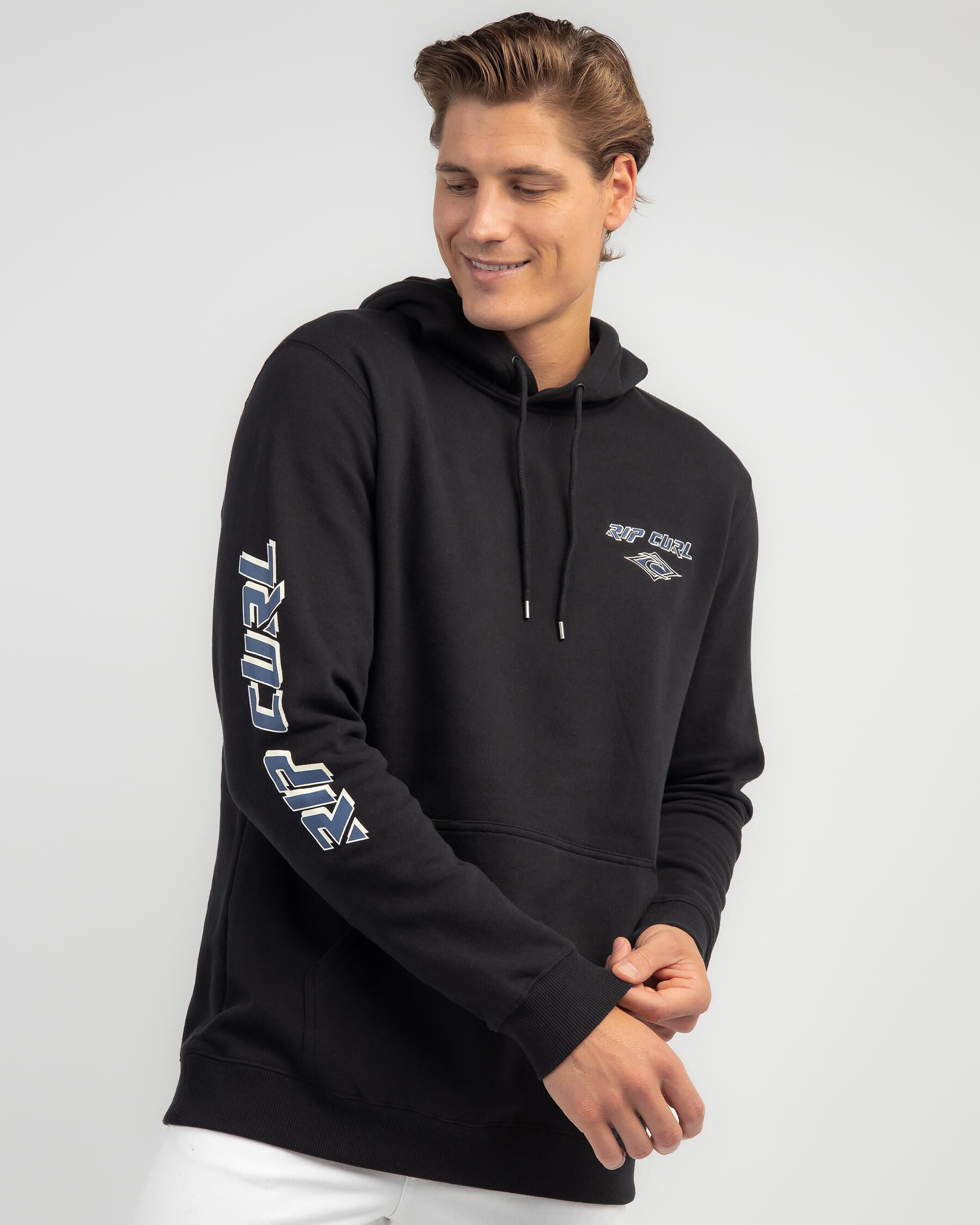 Black rip curl hoodie new arrivals