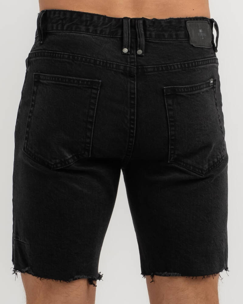 Thrills Bones Denim Shorts for Mens